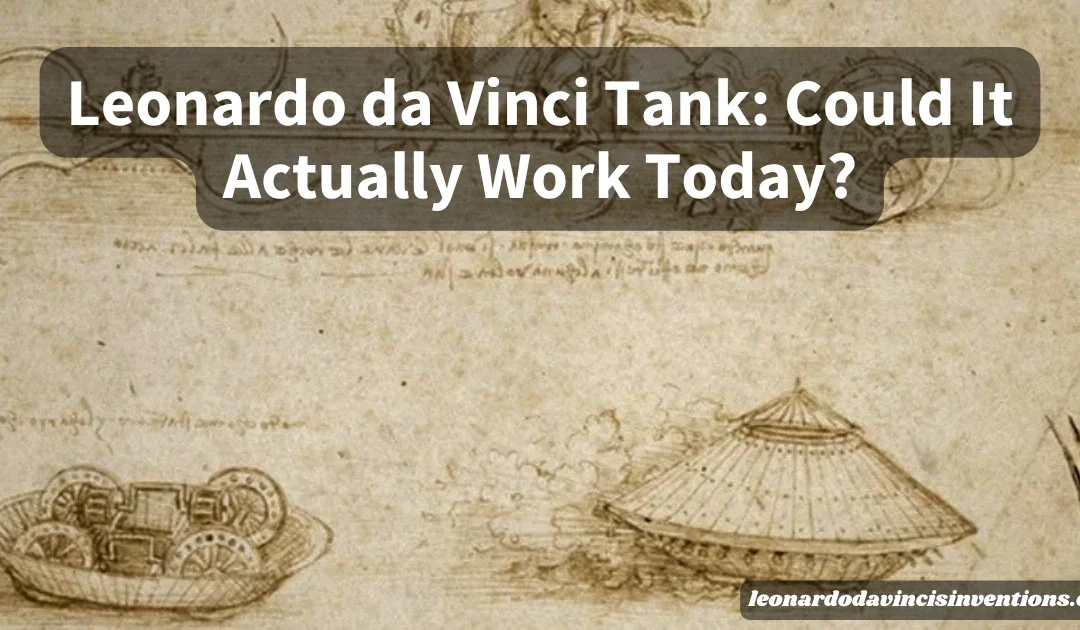 Leonardo da Vinci Tank: Could It Actually Work Today?