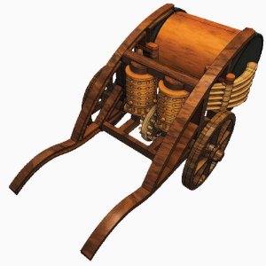 leonardo da vinci's mechanical drum model
