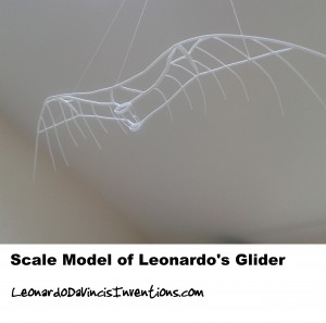 Hanging Model of Leonardo's glider