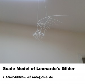 Leonardo's Glider from the side