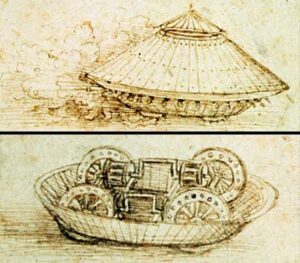 leonardo da vinci’s tank invention