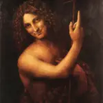 Leonardo da Vinci Famous Paintings, saint john the baptist (leonardo), saint john the baptist leonardo