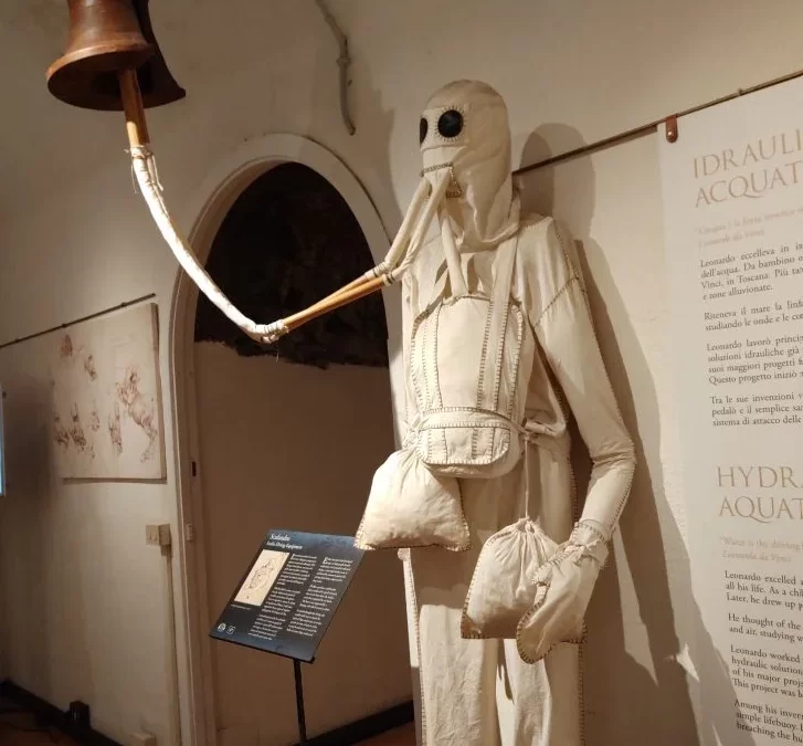 leonardo da vinci inventions diving suit