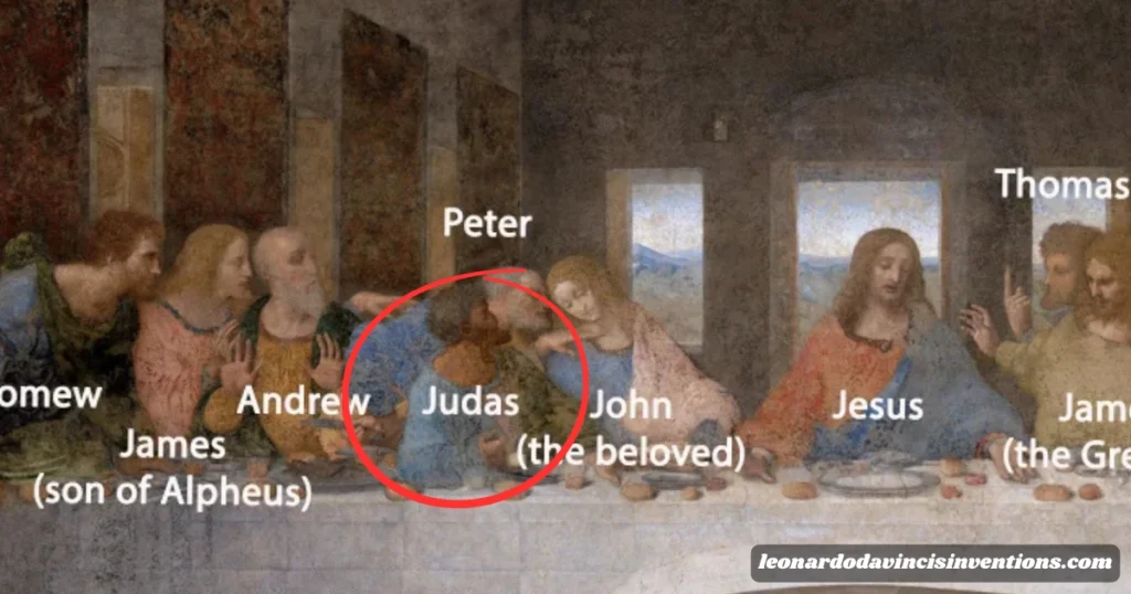Judas in the Last Supper Painting Judas in the Last Supper Painting