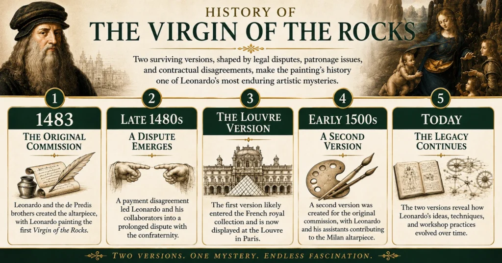 The Virgin of the Rocks by Leonardo da Vinci