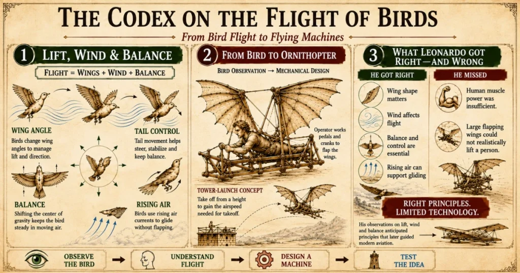 Codex on the Flight of Birds Works