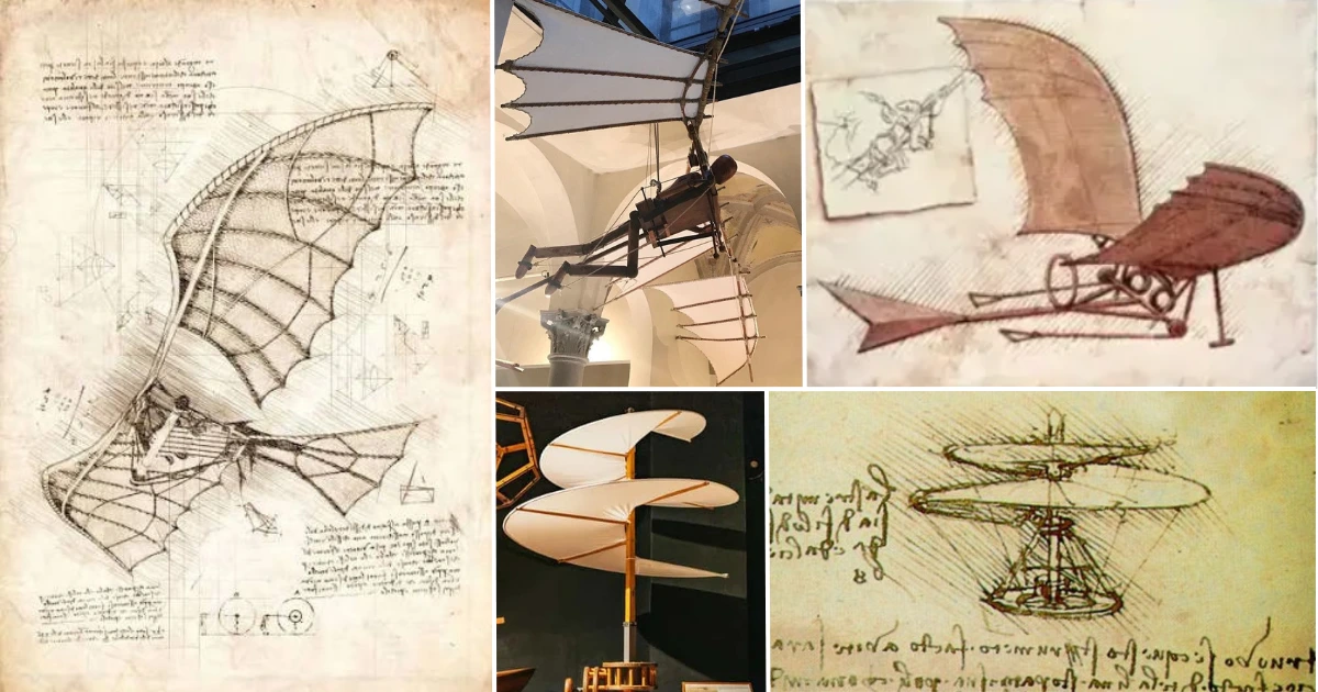 Leonardo da Vinci flying machine