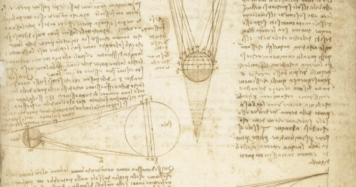 Leonardo da Vinci Codex Leicester manuscript