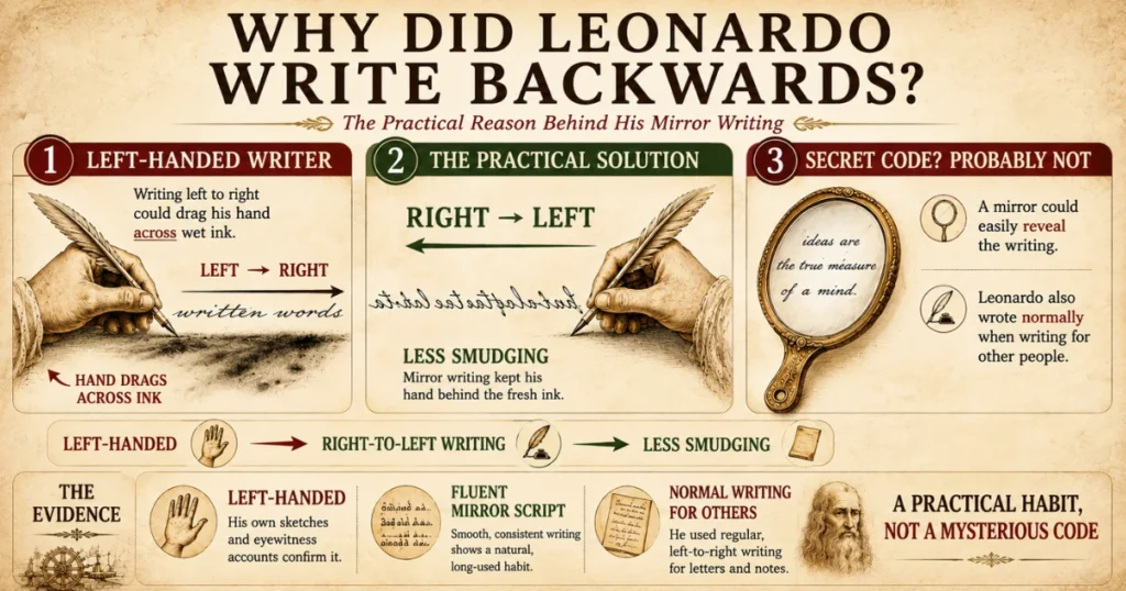 Leonardo da Vinci mirror writing Leonardo da Vinci mirror writing
