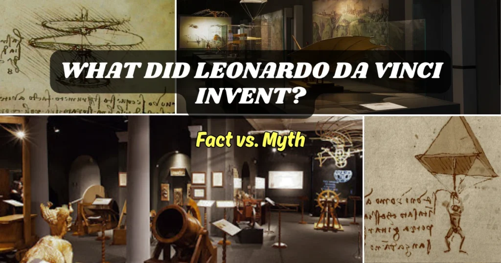 what did leonardo da vinci invent