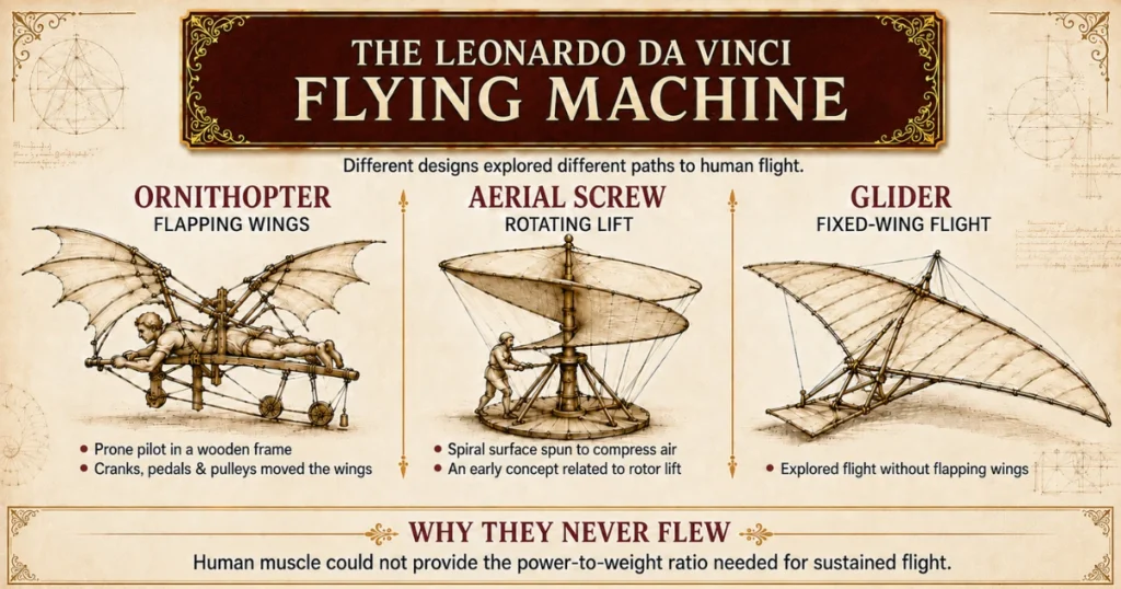 da Vinci flying machine da Vinci flying machine