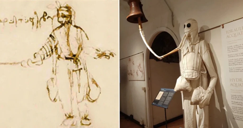 Leonardo da Vinci diving suit da Vinci diving suit