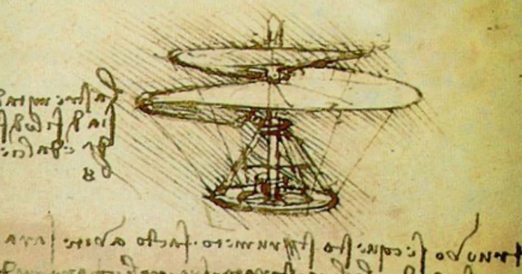 da Vinci aerial screw aerial screw da vinci inventions