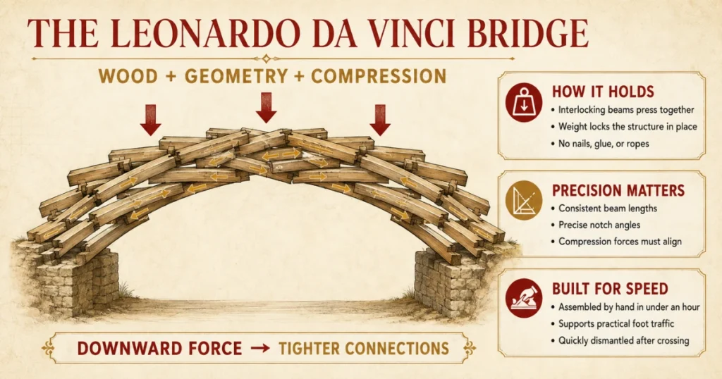 Leonardo da Vinci bridge Leonardo da Vinci bridge