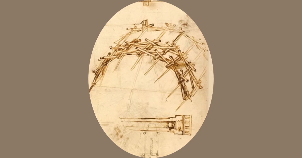 da Vinci self supporting bridge
