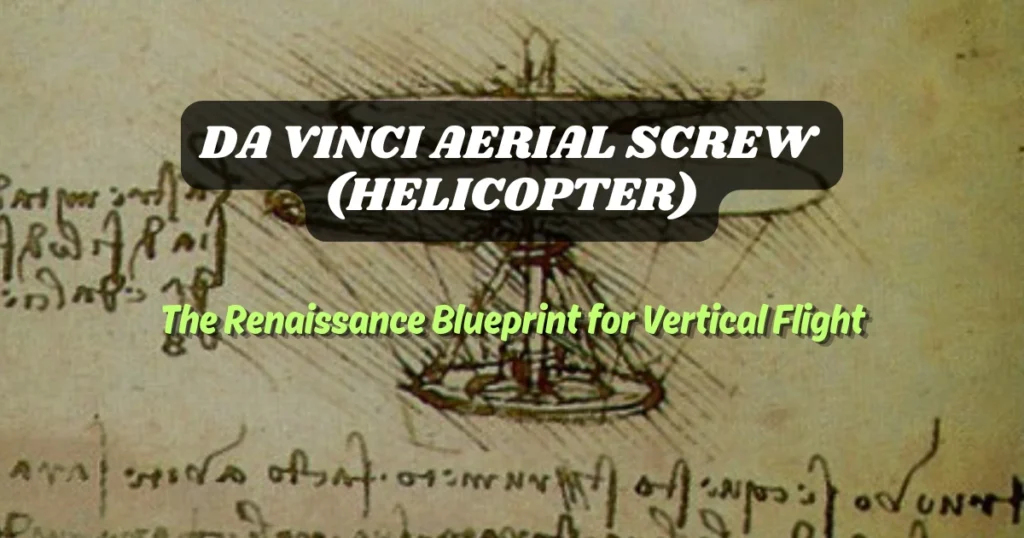 da Vinci aerial screw