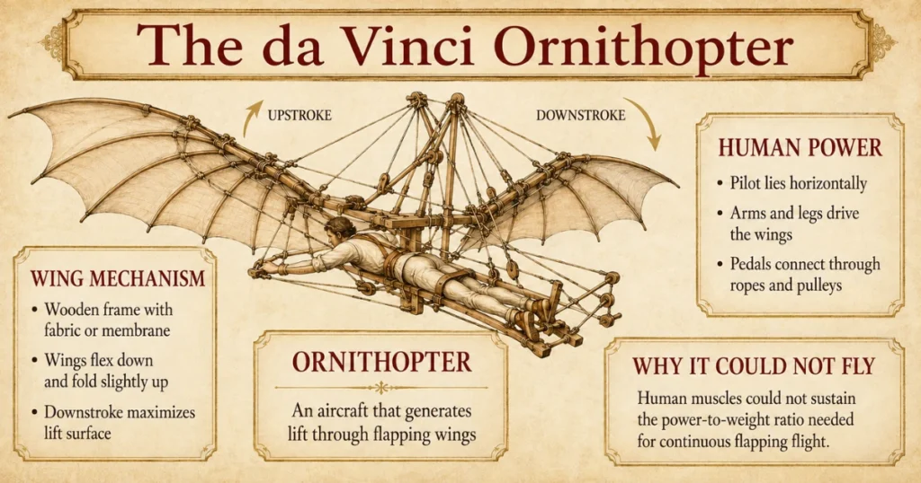 da Vinci ornithopter